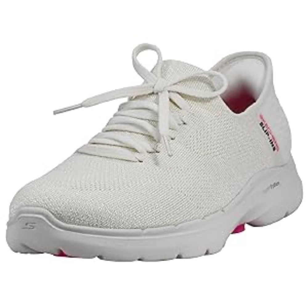 Skechers Women's Hands Free Slip-Ins Go Walk 6-Lovely Day Sneaker Size 6.5 White